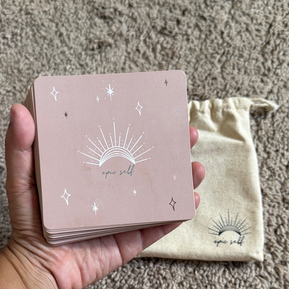 Epic Self Oracle Deck - Dusty Rose Card Set